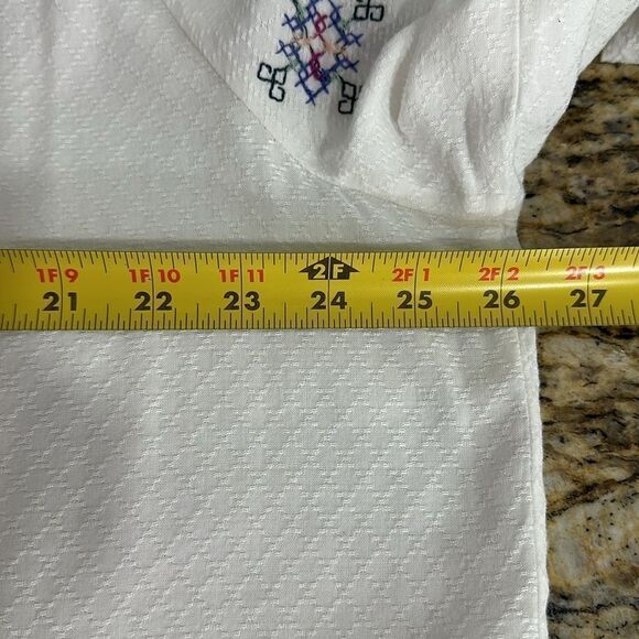 Knox Rose Boho Peasant Cotton Blend Long Sleeve Blouse Top Size XXL - Picture 8 of 9